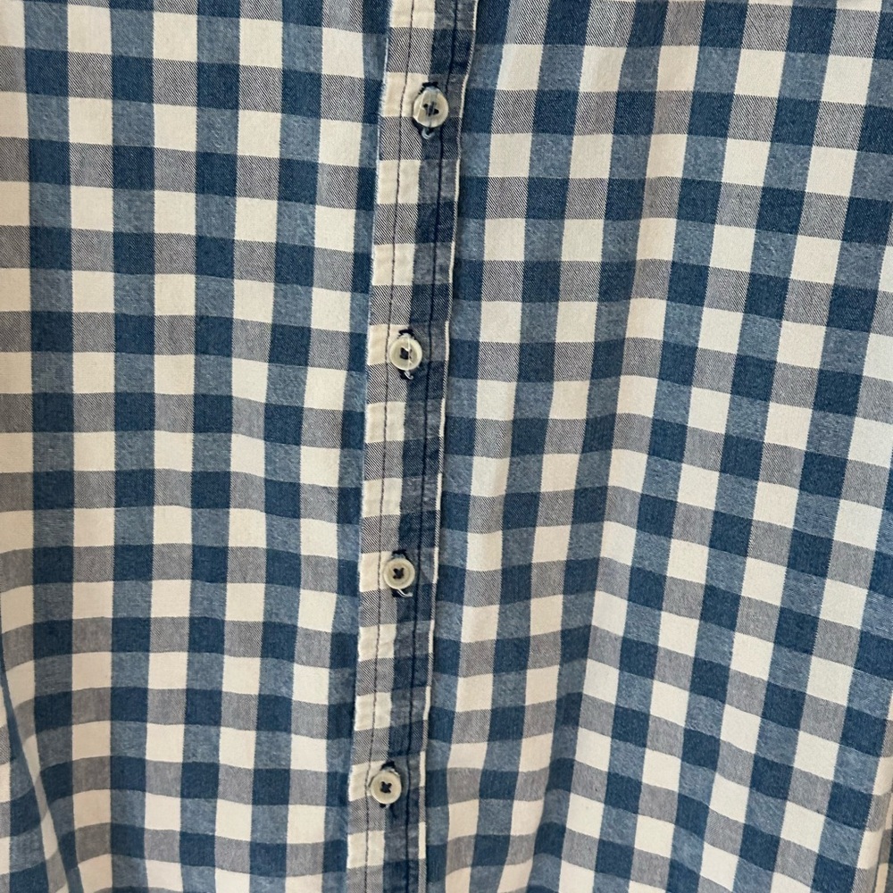 Joe’s Jeans Long Sleeve Shirt, Size Med Blue & White Man’s. - Picture 7 of 9
